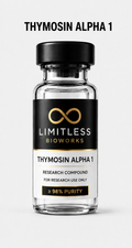 Thymosin Alpha 1 research compound vial by Limitless BioWorks